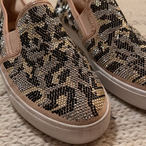Sparkly Cheatah Print Loafers by INC
Size 8M - Picture 6 of 10